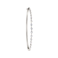 white gold bangle bracelet